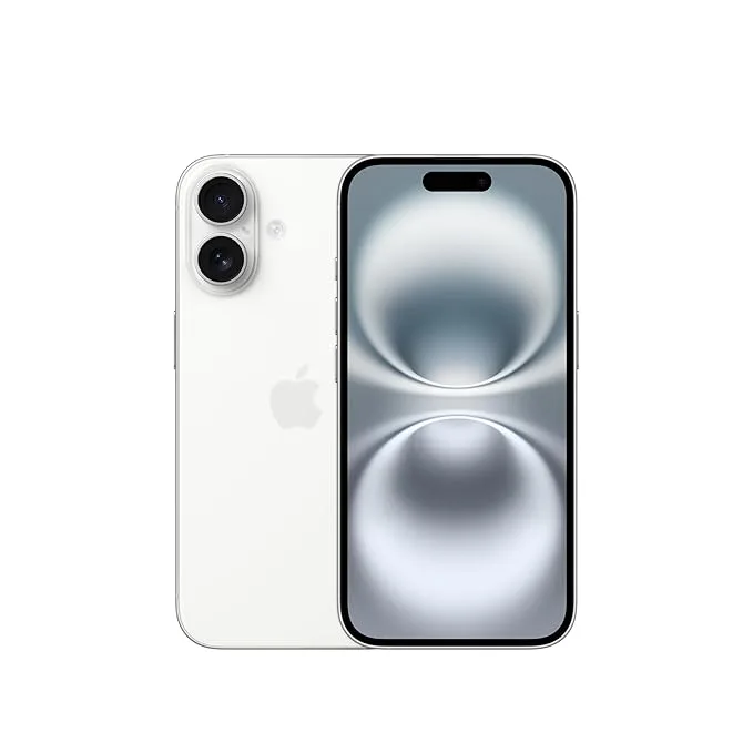 (Refurbished) Apple iPhone 16 256GB - White | Excellent Condition