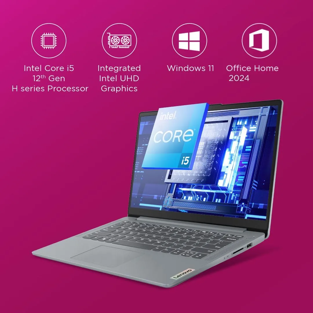 (Refurbished) Lenovo IdeaPad Slim 3 14" - Core i5-12450H, 16GB RAM, 512GB SSD, FHD | Excellent Condition - Image 2