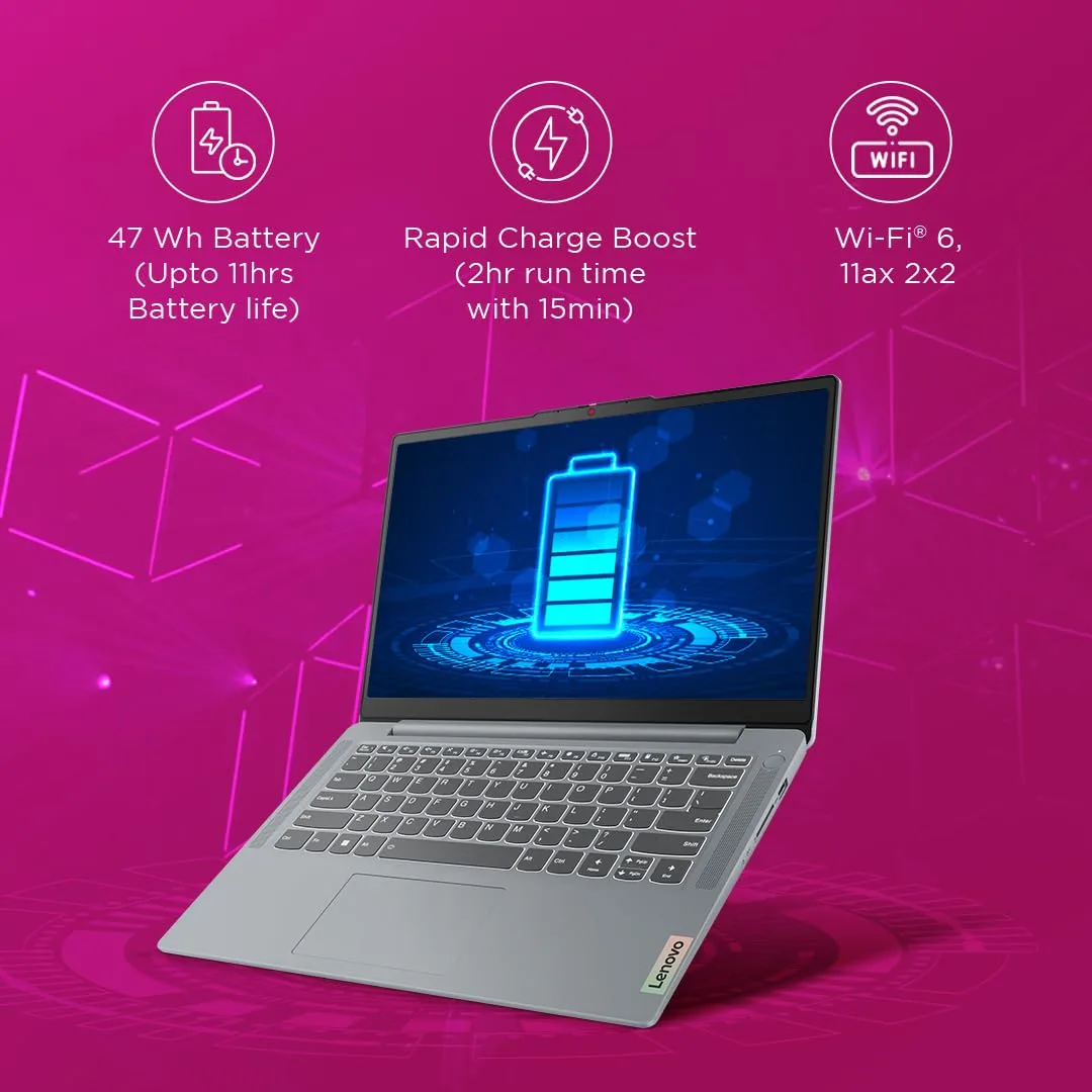 (Refurbished) Lenovo IdeaPad Slim 3 14" - Core i5-12450H, 16GB RAM, 512GB SSD, FHD | Excellent Condition - Image 5