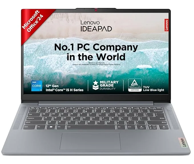 (Refurbished) Lenovo IdeaPad Slim 3 14" - Core i5-12450H, 16GB RAM, 512GB SSD, FHD | Excellent Condition