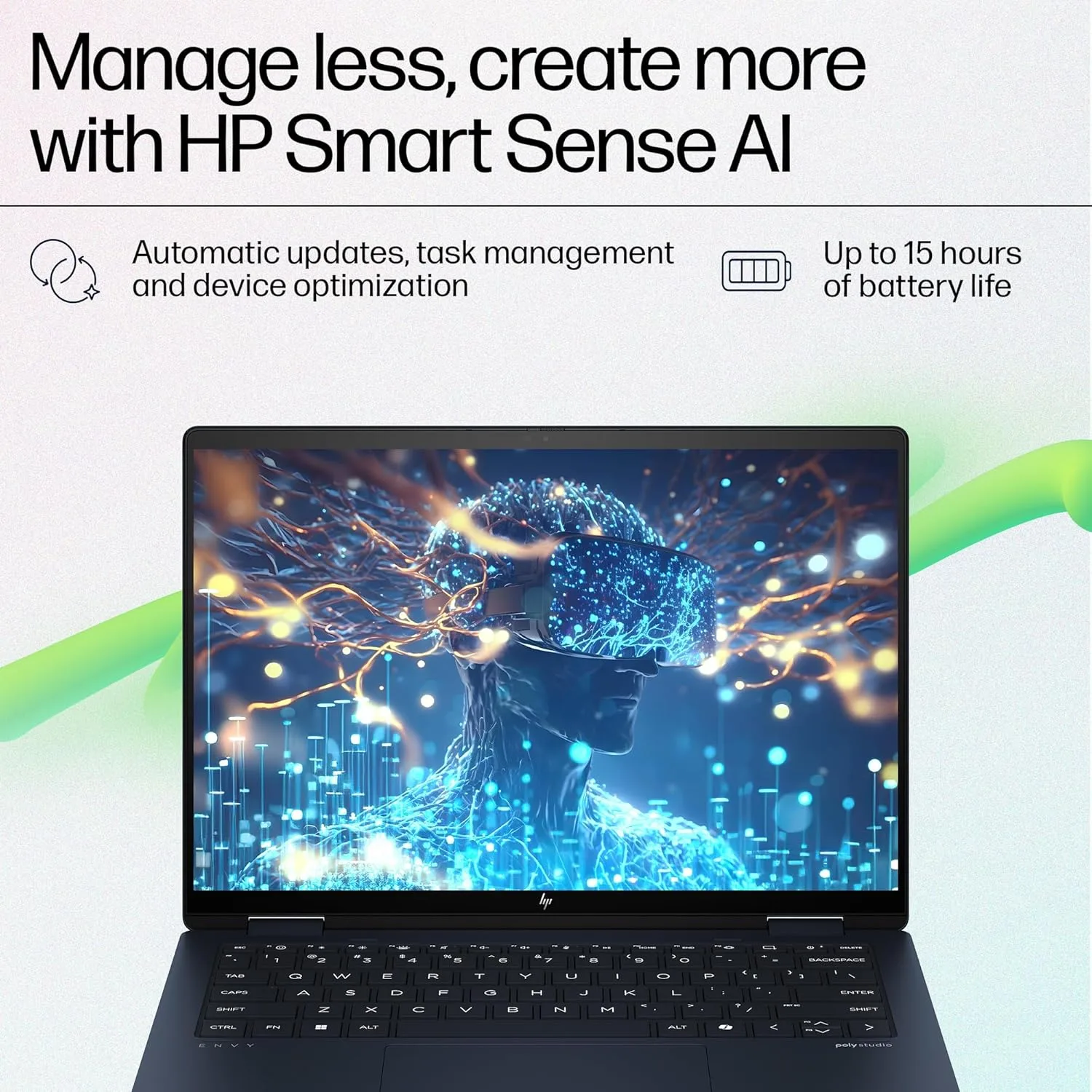 (Refurbished) HP Envy x360 14" 2-in-1 - Core Ultra 7 155U, 32GB RAM, 1TB SSD, 2.8K OLED IMAX Touch | Excellent Condition - Image 5